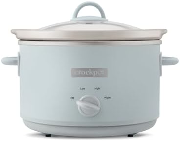 Crock-Pot 4.5 Quart Manual Slow Cooker – Macaroon Blue [ADD9]