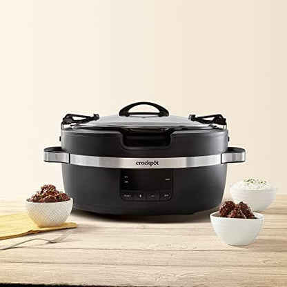 Crock-Pot Thermoshield 6 Quart Slow Cooker with Carry Handles [UNFR]