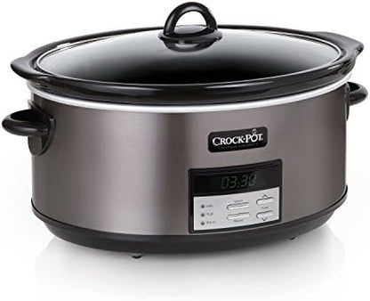 Crock-Pot 8 Quart Programmable Slow Cooker with Auto Warm [3WJW]