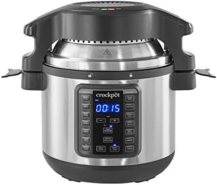 Crock-Pot Express Crisp 8 Quart 10-in-1 Pressure Cooker [E4DX]