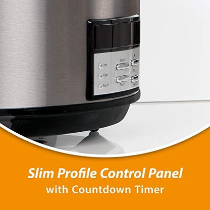 Crock-Pot 8 Quart Programmable Slow Cooker with Auto Warm [3WJW]