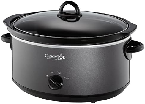 Crock-Pot 7 Quart Slow Cooker – Charcoal [D6FG]