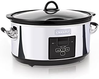 Crock-Pot 7 Quart Programmable Slow Cooker – Polished Platinum [H6ES]