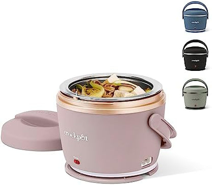 Crock-Pot Electric Lunch Box Food Warmer 20oz – Blush Pink [6AMJ]