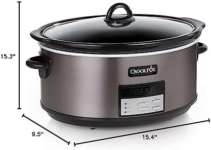 Crock-Pot 8 Quart Programmable Slow Cooker with Auto Warm [3WJW]