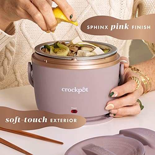 Crock-Pot Electric Lunch Box Food Warmer 20oz – Blush Pink [ZW5S]