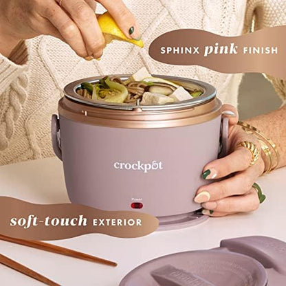 Crock-Pot Electric Lunch Box Food Warmer 20oz – Blush Pink [ZW5S]