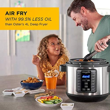 Crock-Pot Express Crisp 8 Quart 10-in-1 Pressure Cooker [E4DX]