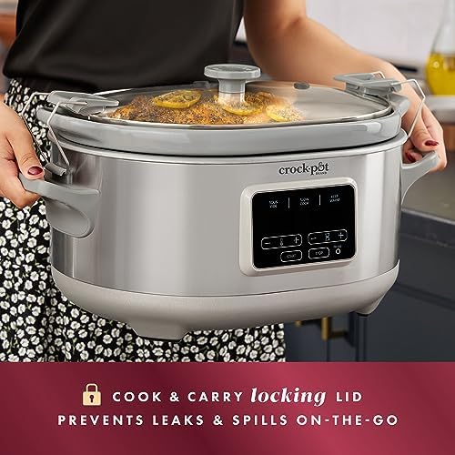 Crock-Pot 7 Quart Programmable Cook & Carry Slow Cooker [Y85Z]