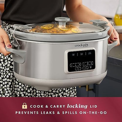 Crock-Pot 7 Quart Programmable Cook & Carry Slow Cooker [Y85Z]