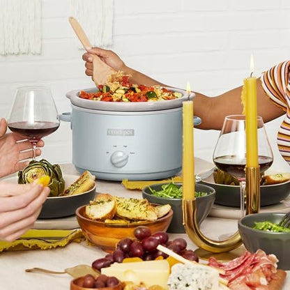 Crock-Pot 4.5 Quart Manual Slow Cooker – Macaroon Blue [ADD9]