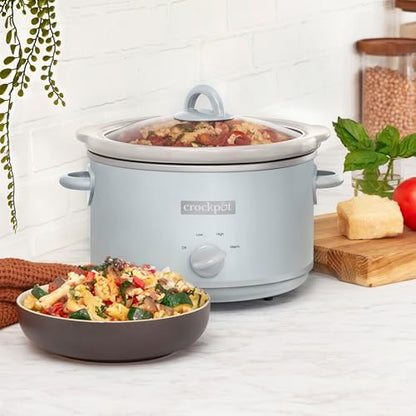 Crock-Pot 4.5 Quart Manual Slow Cooker – Macaroon Blue [ADD9]