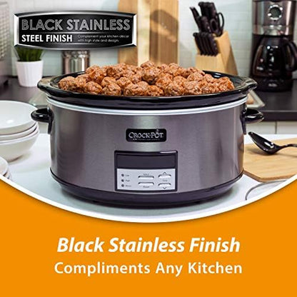 Crock-Pot 8 Quart Programmable Slow Cooker with Auto Warm [3WJW]