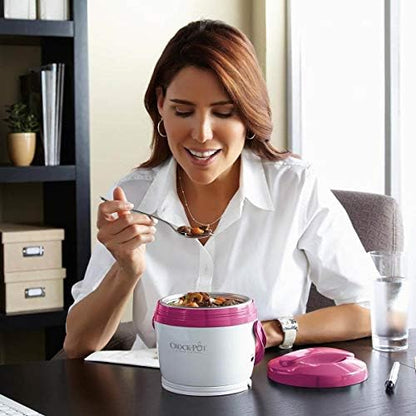 Crock-Pot Lunch Crock Portable Food Warmer 20oz – Pink [AFP7]