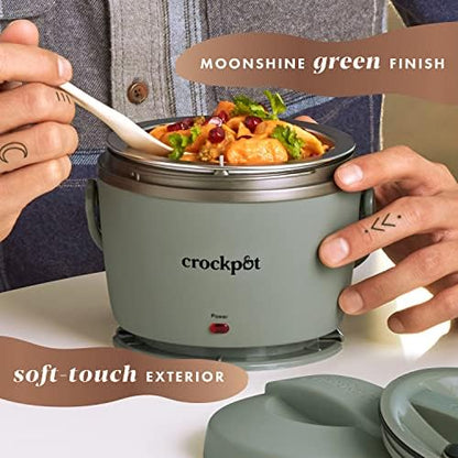 Crock-Pot Portable Electric Lunch Box Food Warmer – Green [N44Z]
