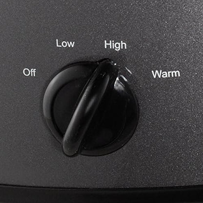 Crock-Pot 7 Quart Slow Cooker – Charcoal [D6FG]