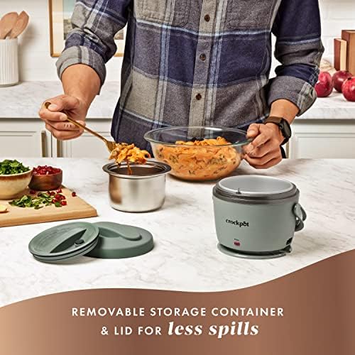 Crock-Pot Portable Electric Lunch Box Food Warmer – Green [N44Z]