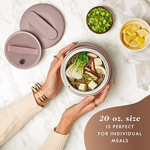 Crock-Pot Electric Lunch Box Food Warmer 20oz – Blush Pink [6AMJ]