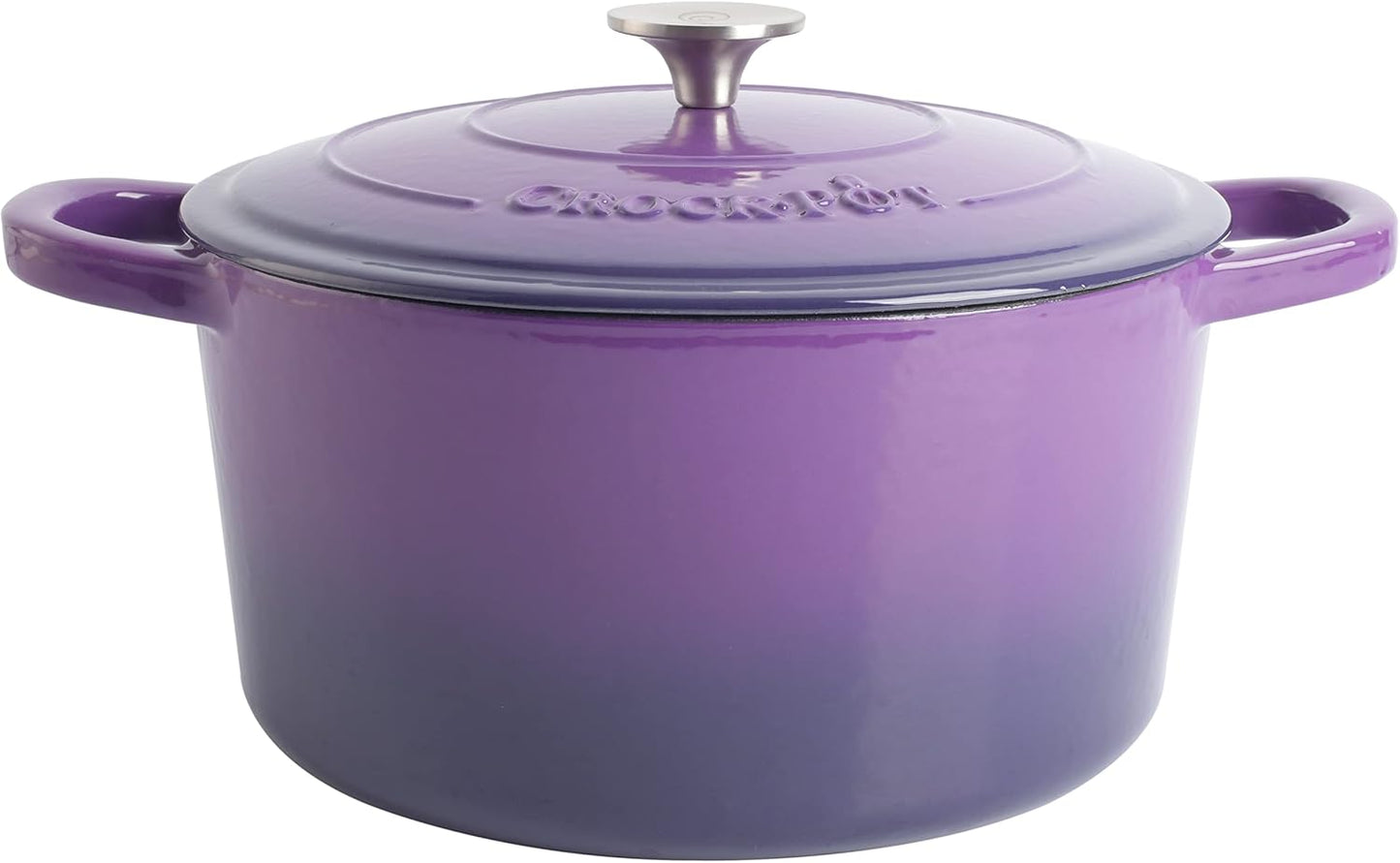 Crock-Pot 3 Quart Enameled Cast Iron Dutch Oven – Aqua [F6N8]