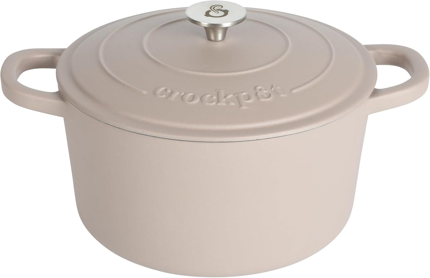 Crock-Pot 3 Quart Enameled Cast Iron Dutch Oven – Aqua [F6N8]