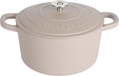 Crock-Pot 3 Quart Enameled Cast Iron Dutch Oven – Aqua [F6N8]