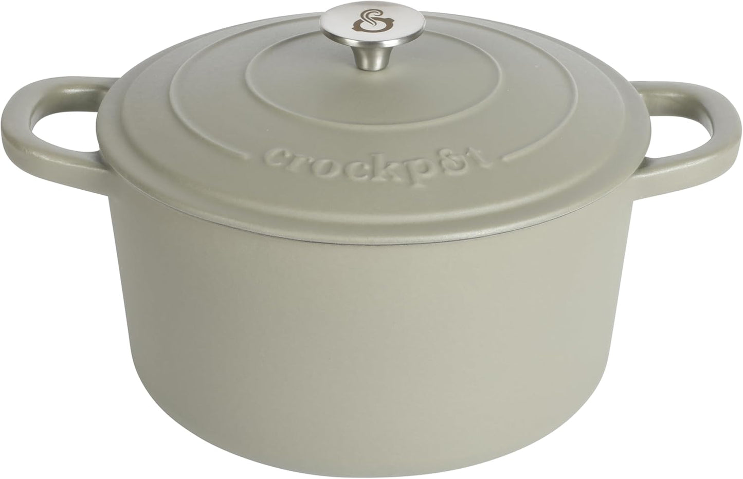 Crock-Pot 3 Quart Enameled Cast Iron Dutch Oven – Aqua [F6N8]