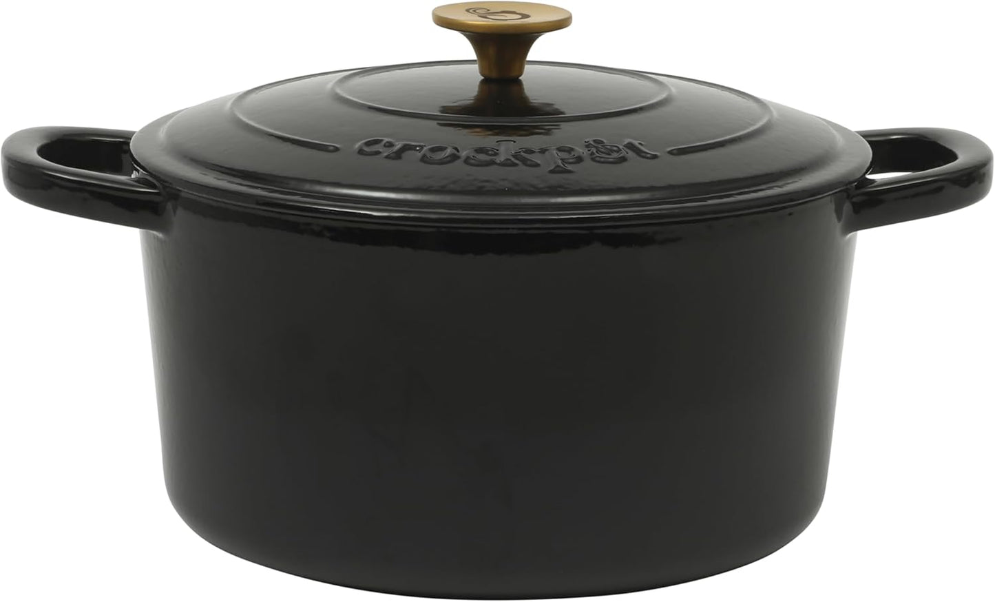 Crock-Pot 3 Quart Enameled Cast Iron Dutch Oven – Aqua [F6N8]