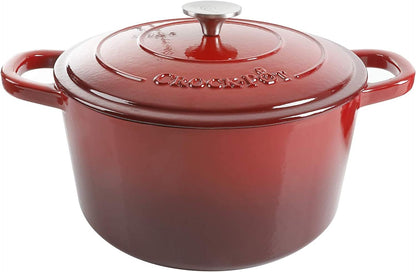 Crock-Pot 3 Quart Enameled Cast Iron Dutch Oven – Aqua [F6N8]