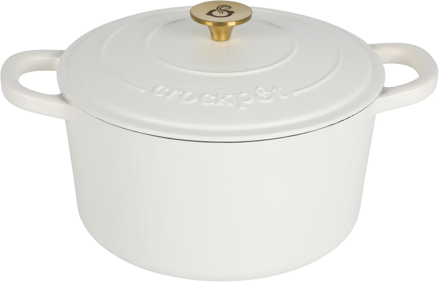 Crock-Pot 3 Quart Enameled Cast Iron Dutch Oven – Aqua [F6N8]