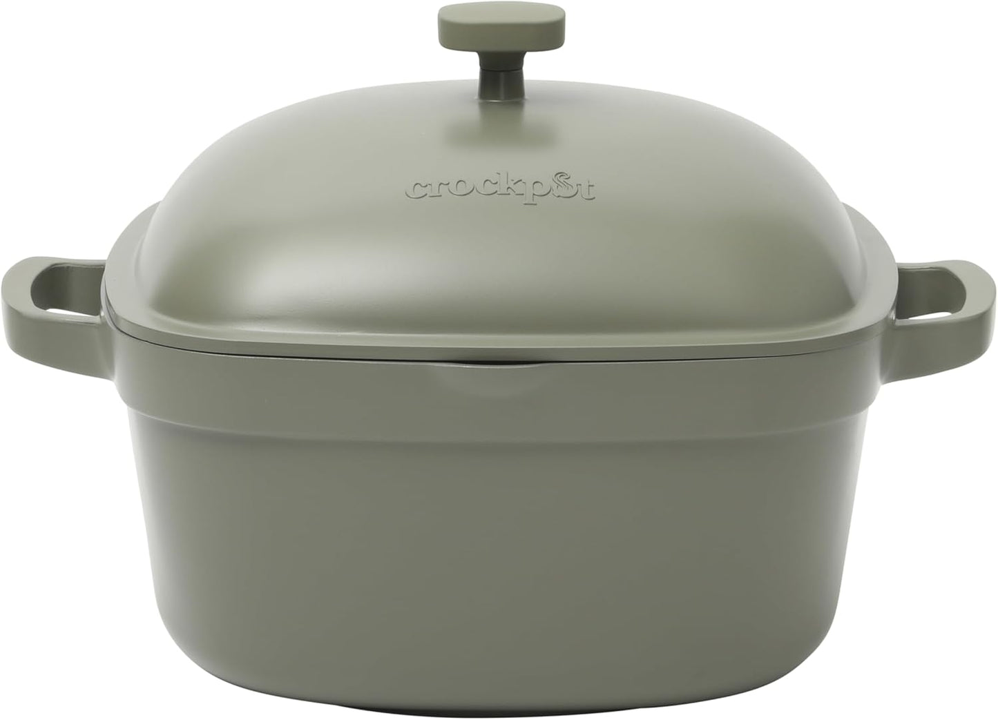 Crock-Pot 3 Quart Enameled Cast Iron Dutch Oven – Aqua [F6N8]