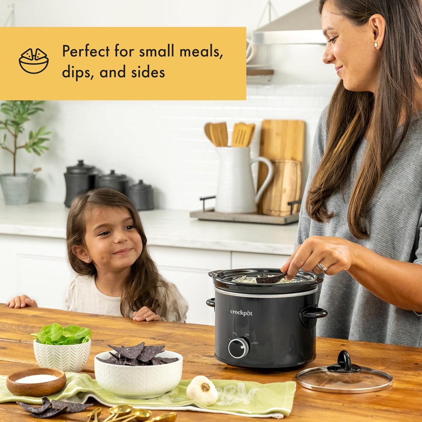 Crock-Pot 2 Quart Mini Slow Cooker – Classic Compact Cooker [S9D2]