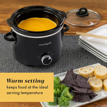 Crock-Pot 2 Quart Mini Slow Cooker – Classic Compact Cooker [S9D2]